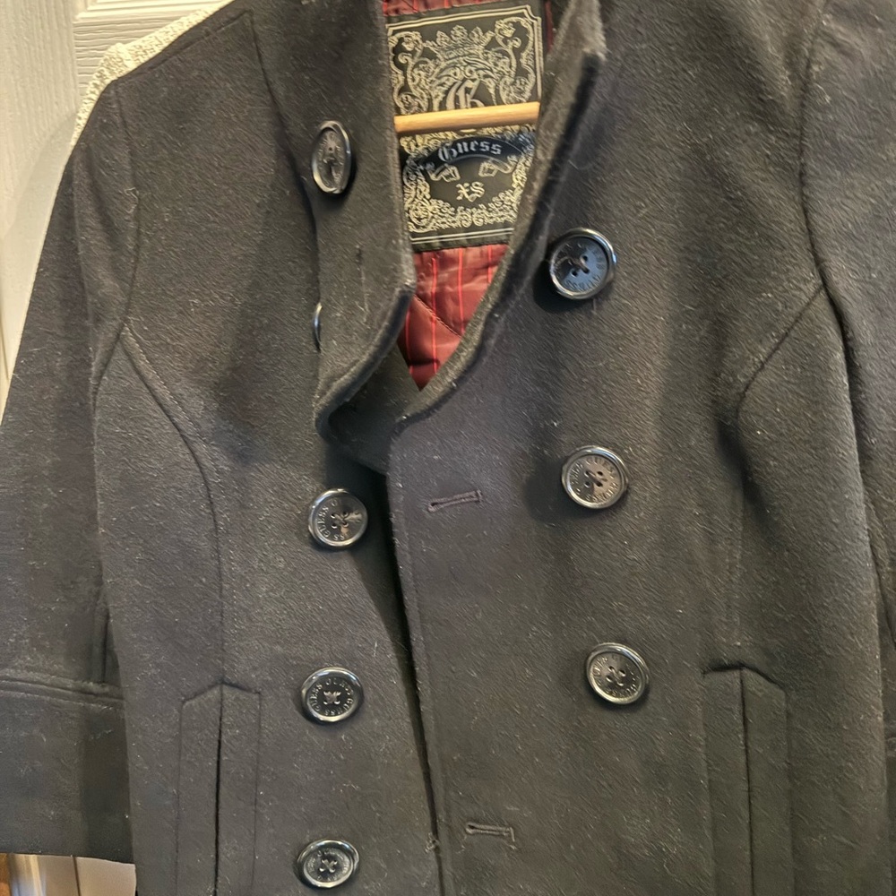 Black Double-Breasted Coat
